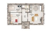 71 m² монтажна кућа
