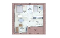 82 m² монтажна кућа
