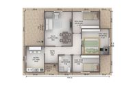 88 m² монтажна кућа